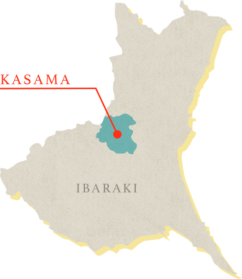笠間市のマップ