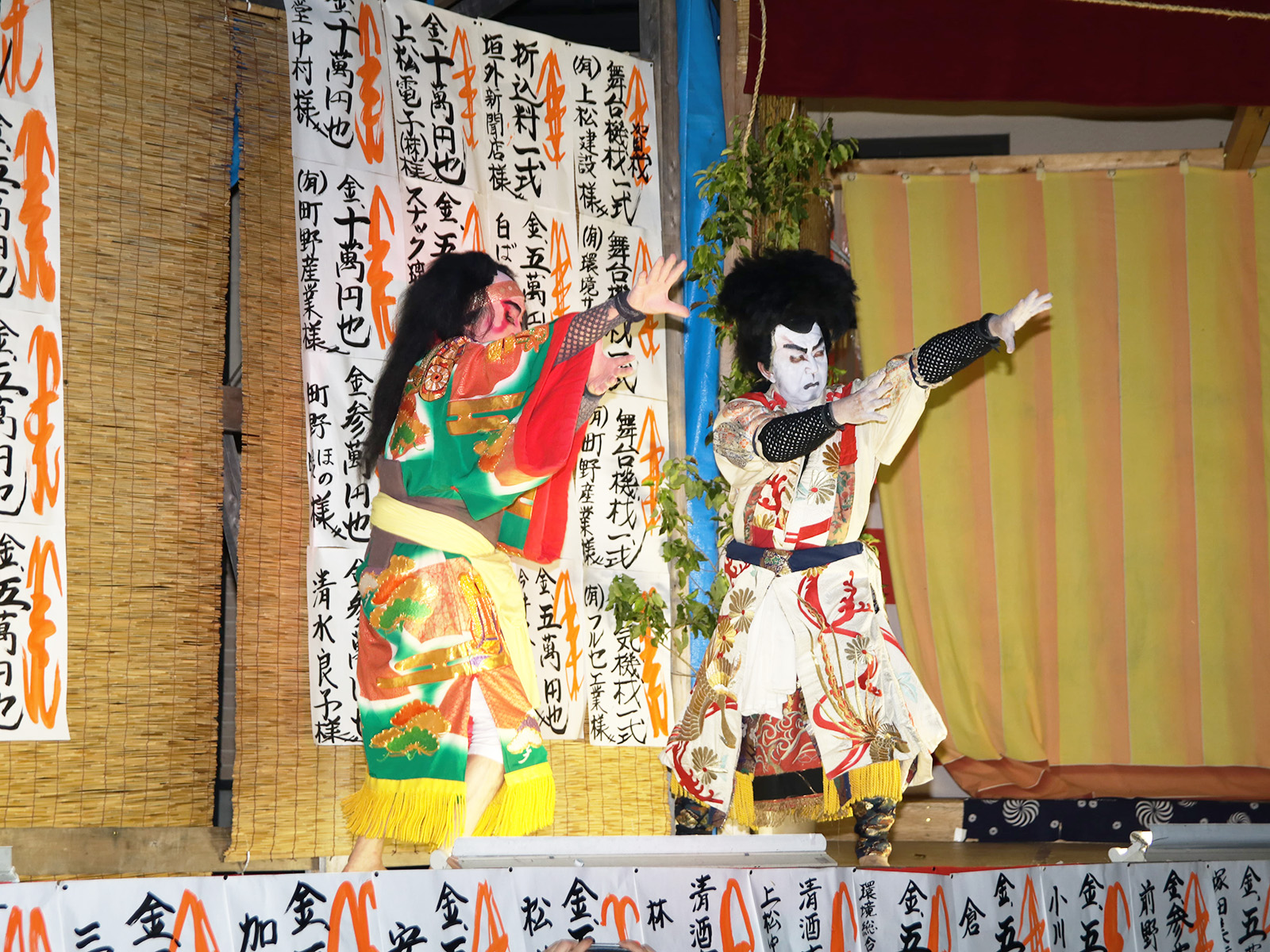 宮神社例祭 獅子狂言・歌舞伎奉納