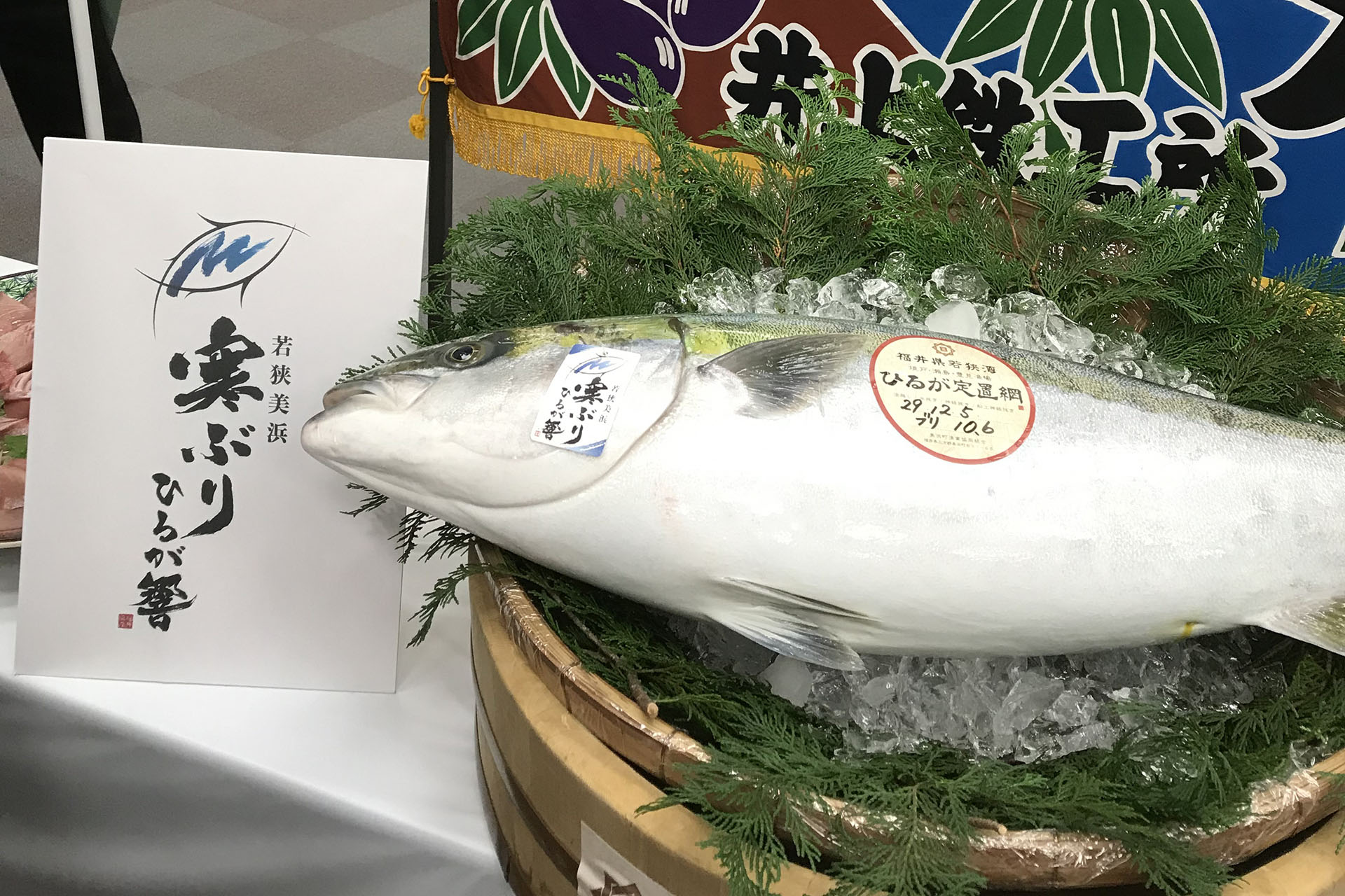 日本海の寒風、荒波で育った ”寒ブリ”