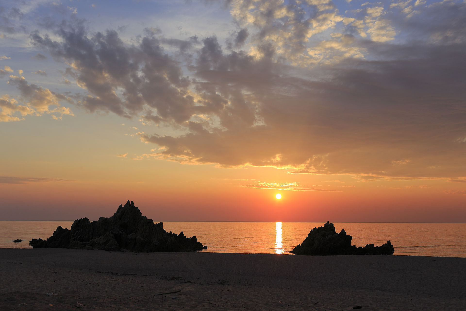 若狭湾に沈む絶景サンセット