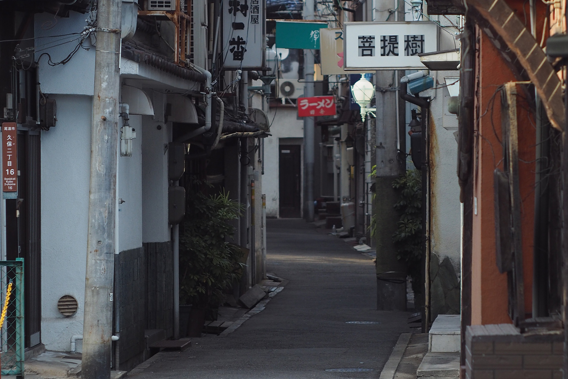 かつての遊郭　レトロ歓楽街”新開”の灯りに酔いしれる